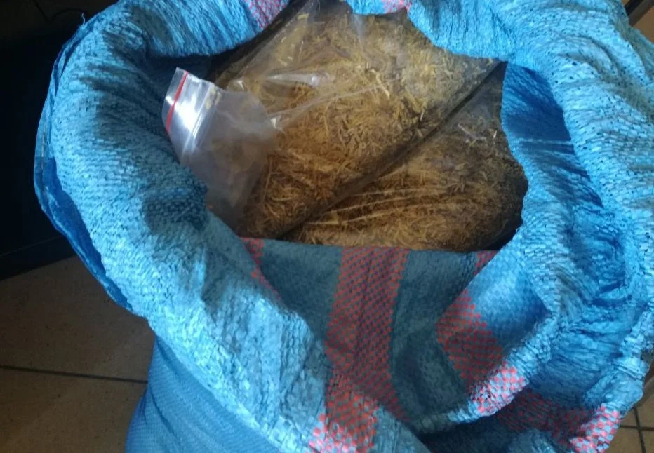 140 kilogramów „lewego” tytoniu w rękach policjantów!