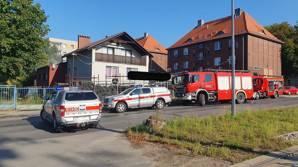 Bytom: Palił się warsztat samochodowy przy ul. Modrzewskiego