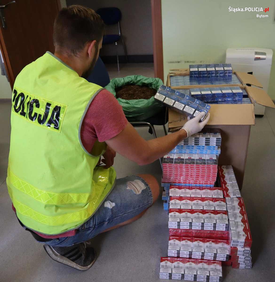 Bytom: Przewoził „lewe” papierosy i tytoń