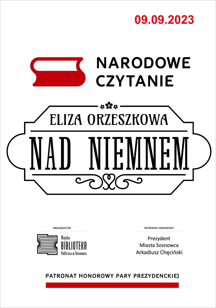 Narodowe Czytanie 2023 w Mediatece - "Nad Niemnem" Elizy Orzeszkowej