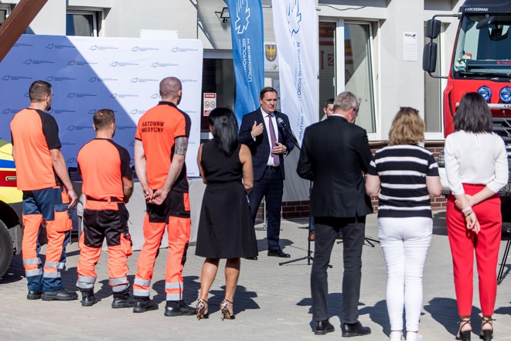 Wspólnie w trosce o życie. Współpraca sosnowieckiego pogotowia i OSP Jaworzno