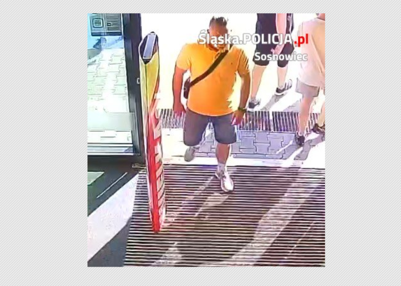 Kradzież sprzętu elektronicznego w Sosnowcu. Poznajesz tego mężczyznę?