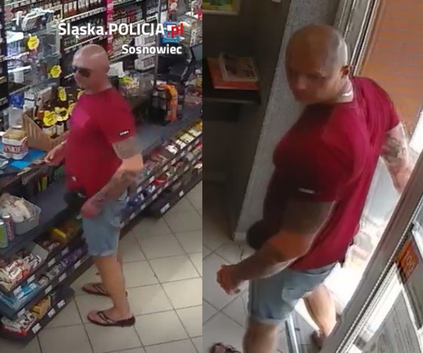 Groził w sklepie spożywczym w Sosnowcu. Poznajesz tego mężczyznę?