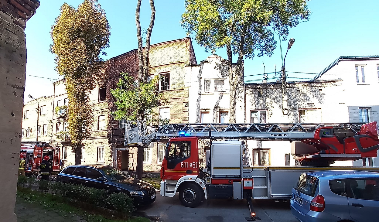 Pożar mieszkania przy ul. Chopina. Jedna osoba poszkodowana!