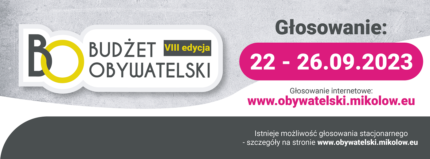 Budżet Obywatelski 2023 w Mikołowie: Ruszyło głosowanie!