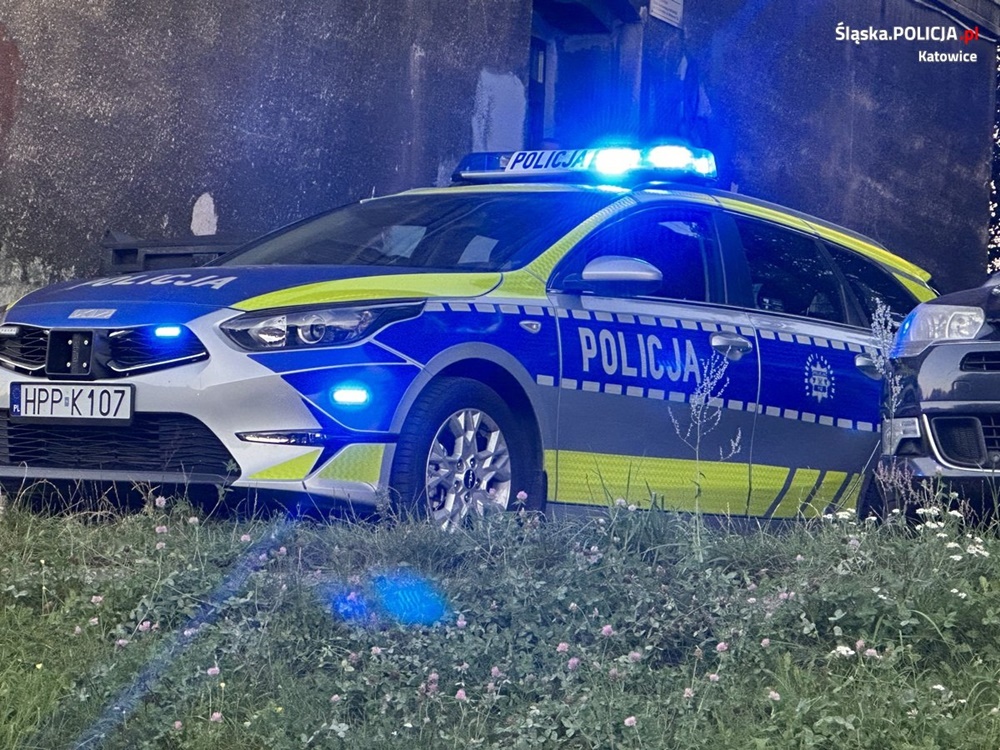 Policjanci zabezpieczali mecz pomiędzy drużynami GKS-u Katowice i Zagłębia Sosnowiec