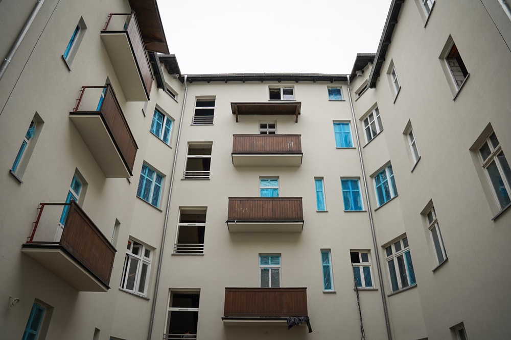 Trwa kompleksowa modernizacja miejskiej kamienicy przy ul. Gliwickiej 4 w Katowicach