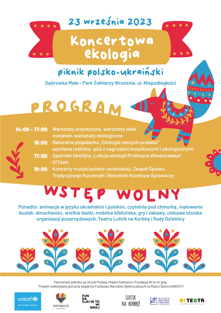 Piknik rodzinny "Koncertowa ekologia" w Katowicach. Sprawdź program!