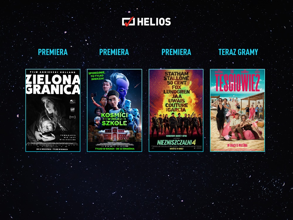 Wrześniowe nowości w kinach Helios