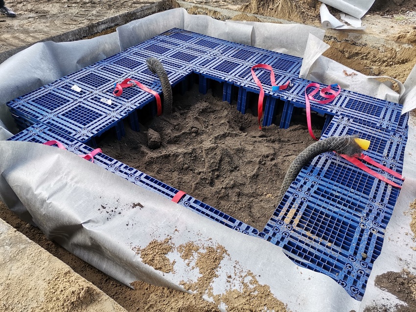 Symboliczne posadzenie drzewa podczas Stormwater Poland 2023 w Katowicach