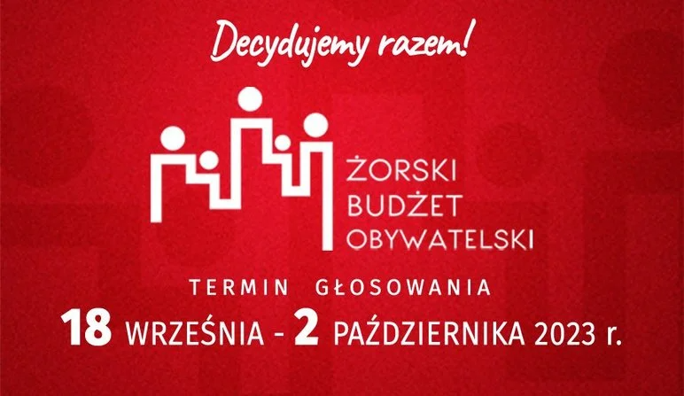 Wystartowało głosowanie w Żorskim Budżecie Obywatelskim 2024!