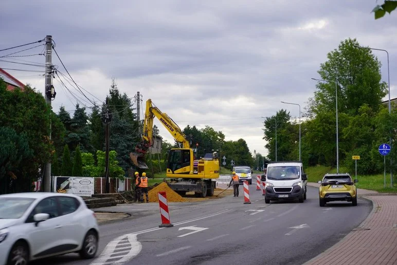We wtorek wprowadzony zostanie ruch wahadłowy na ul. Wodzisławskiej w Rogoźnej