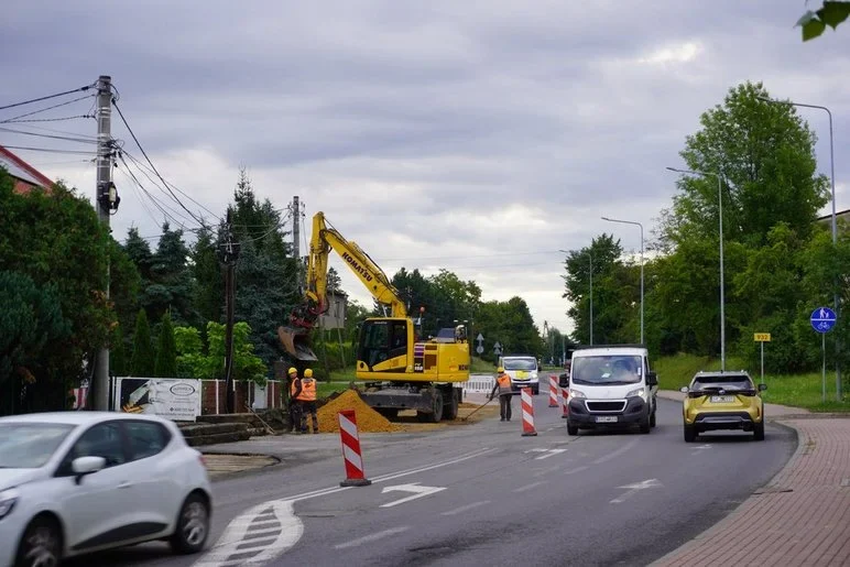 We wtorek wprowadzony zostanie ruch wahadłowy na ul. Wodzisławskiej w Rogoźnej