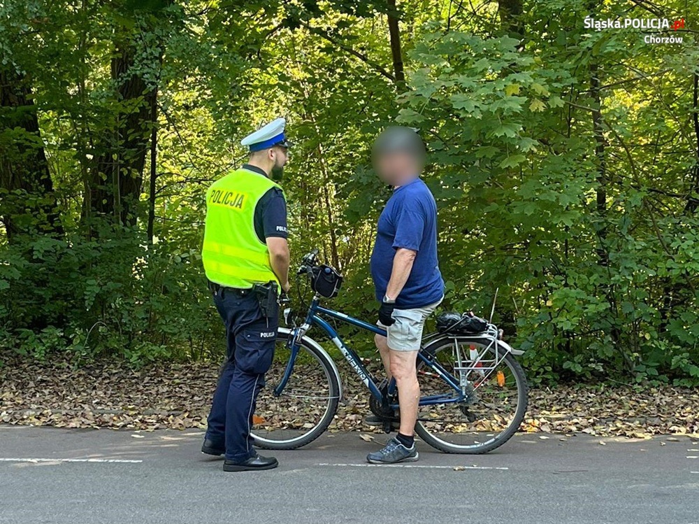 Podsumowanie akcji "Jednoślad" w Chorzowie. Rowerzysta miał prawie 2 promile!