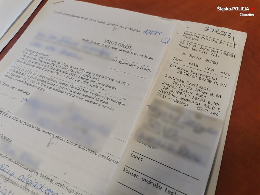 Podsumowanie akcji "Jednoślad" w Chorzowie. Rowerzysta miał prawie 2 promile!