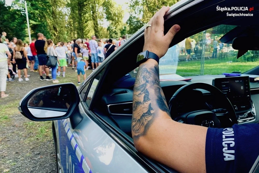 Policjanci dbali o bezpieczeństwo podczas Święta Miasta Świętochłowice