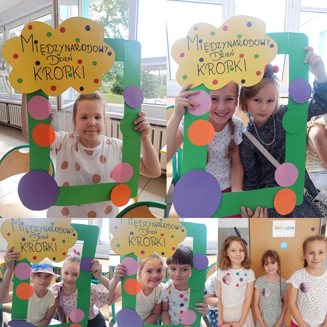 Dzień Kropki w SP nr 8 w Świętochłowicach. Popularne szkolne wydarzenie pełne radości