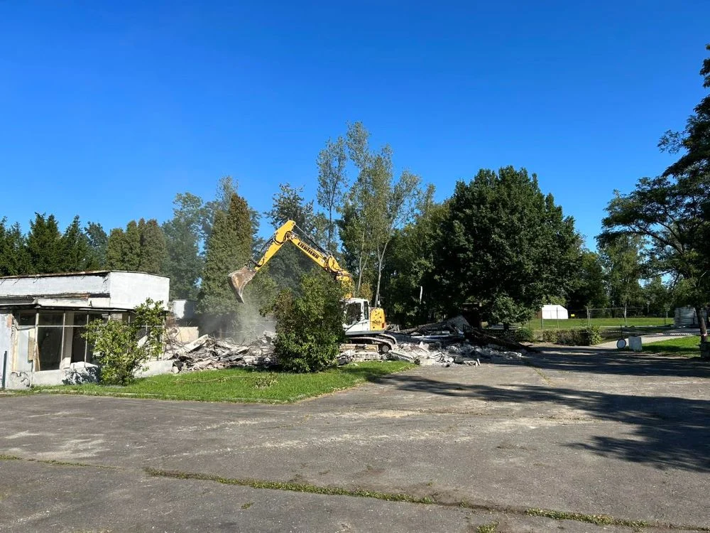 Na „Skałce” wyburzono stare szatnie