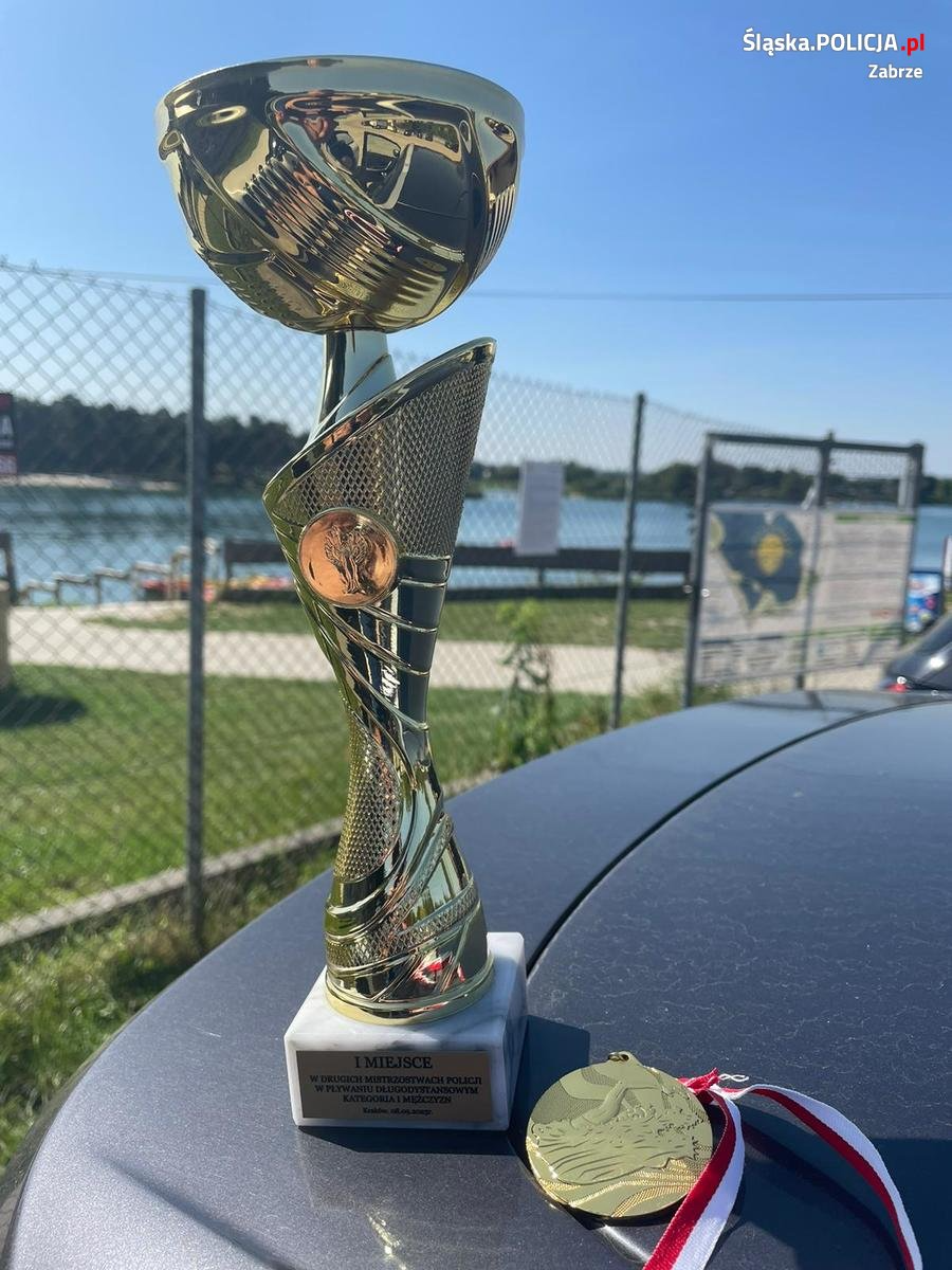 Policjant z Zabrza na Mistrzostwach Polski w Triatlonie