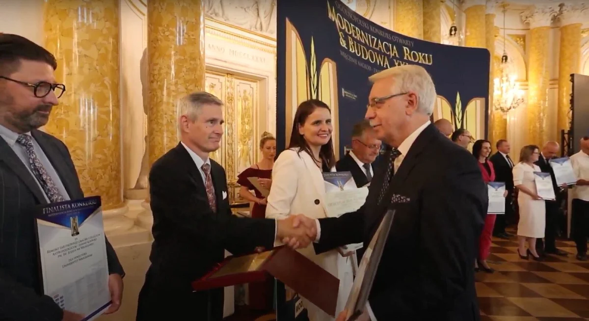 Miasto Zabrze z kolejną nagrodą za rewitalizację Sali Witrażowej