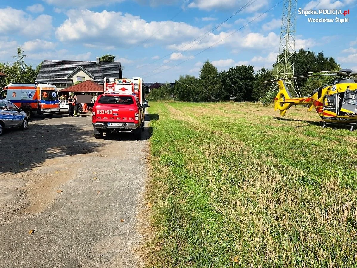 Radlin: Wybuch butli z gazem przyczyną śmierci 66-latka. Policjanci wyjaśniają okoliczności wypadku