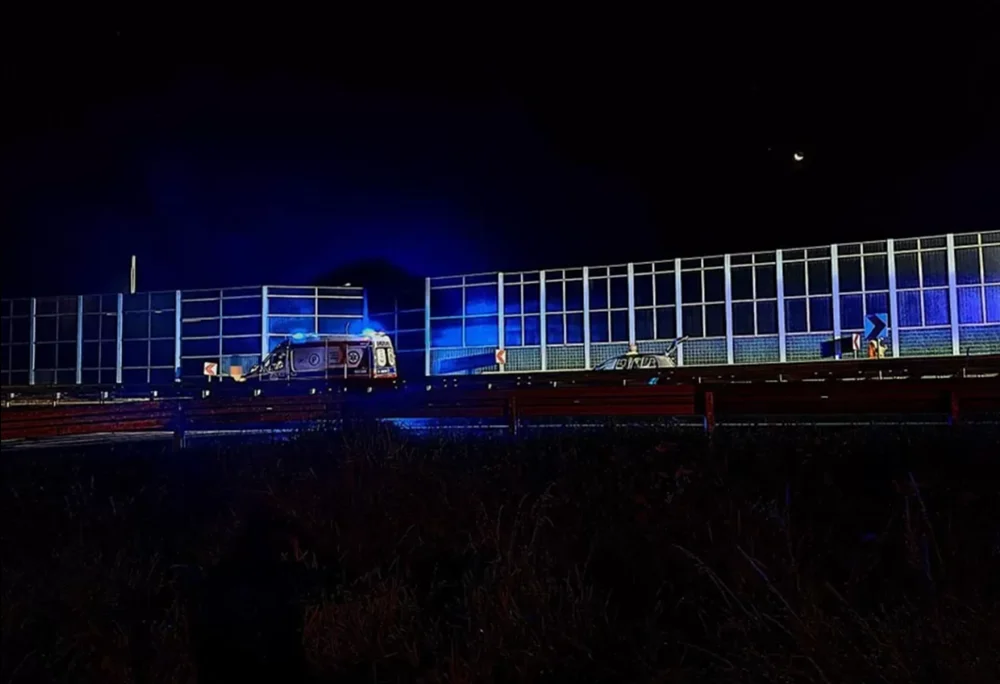 Tragiczny wypadek na DK-1 w Goczałkowicach-Zdroju. Pieszy zginął na miejscu