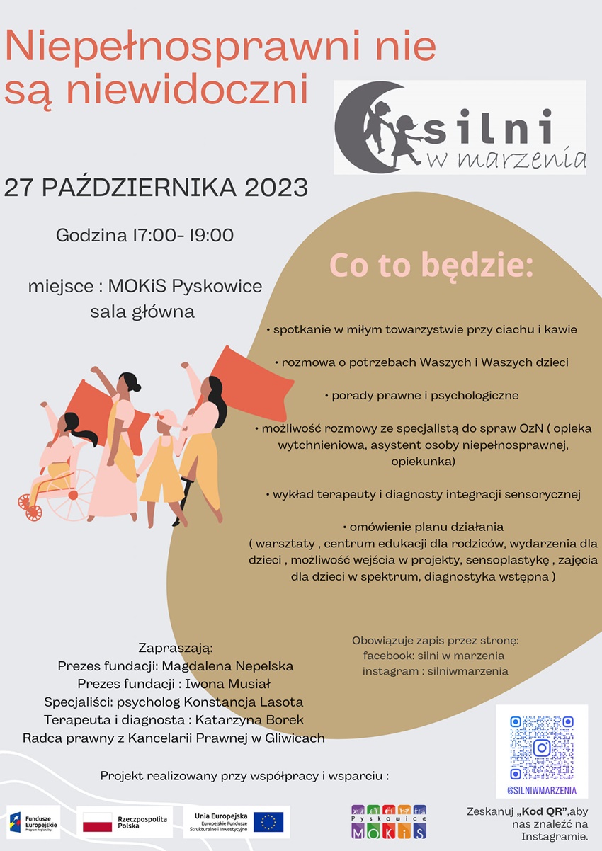 "Niepełnosprawni nie są niewidoczni" w Pyskowicach. Spotkanie w MOKiS