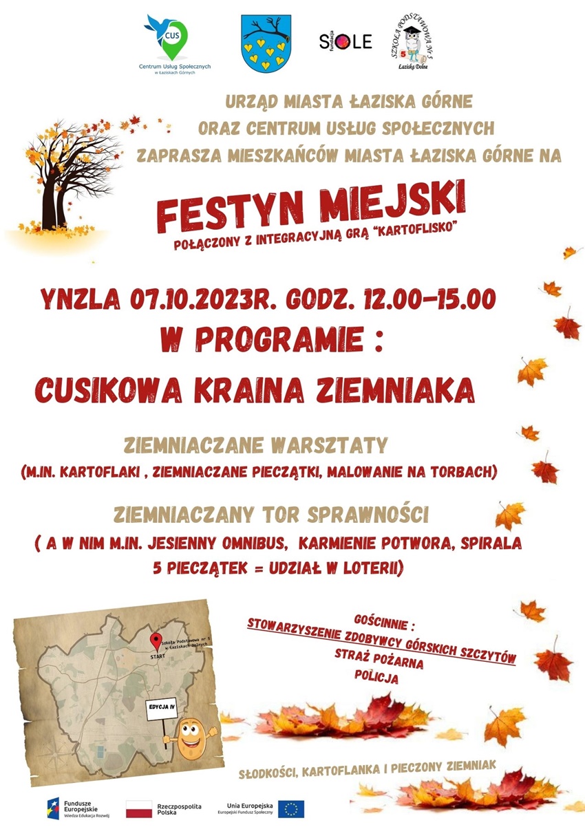Festyn miejski w Łaziskach Górnych. Przed nami gra terenowa "Kartoflisko"