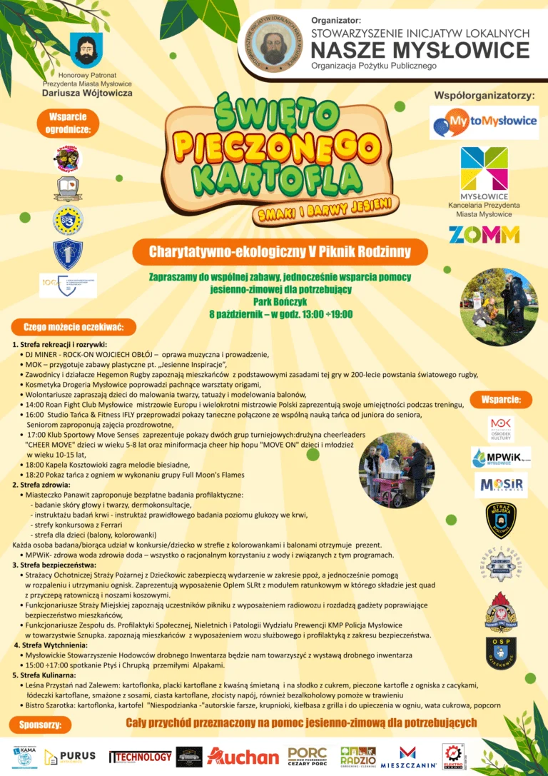 Święto Pieczonego Kartofla w Mysłowicach. Poznaj program!