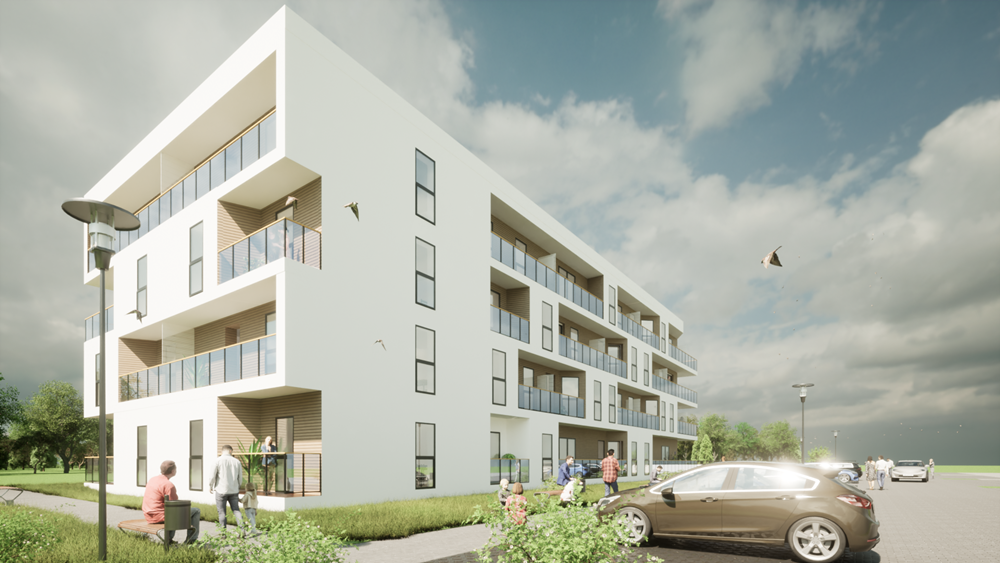 Nowy budynek wielorodzinny przy Spacerowej w Tychach