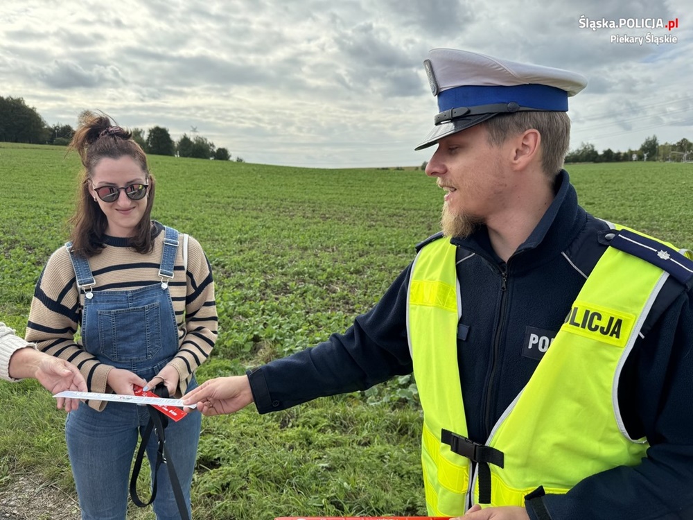 "Świeć przykładem" na piekarskich drogach