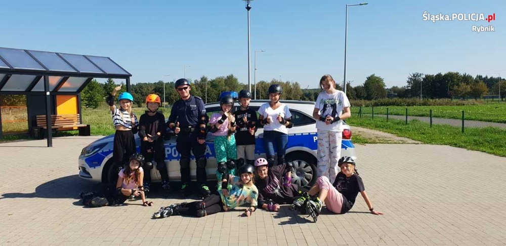 "Bezpieczny sk8park & pumptrack" z dzielnicowym w Rybniku
