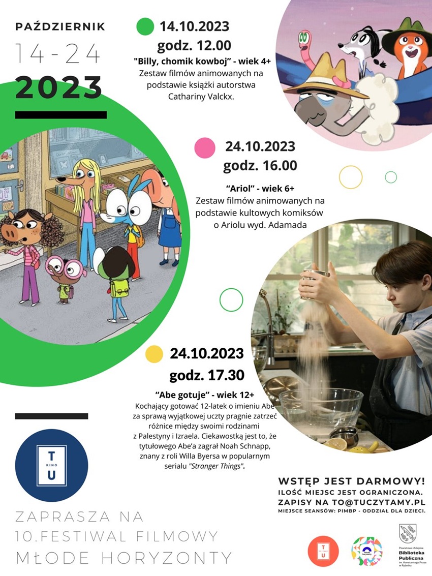 Rybnik: Październikowe seanse dla najmłodszych z "Tu Czytamy"!