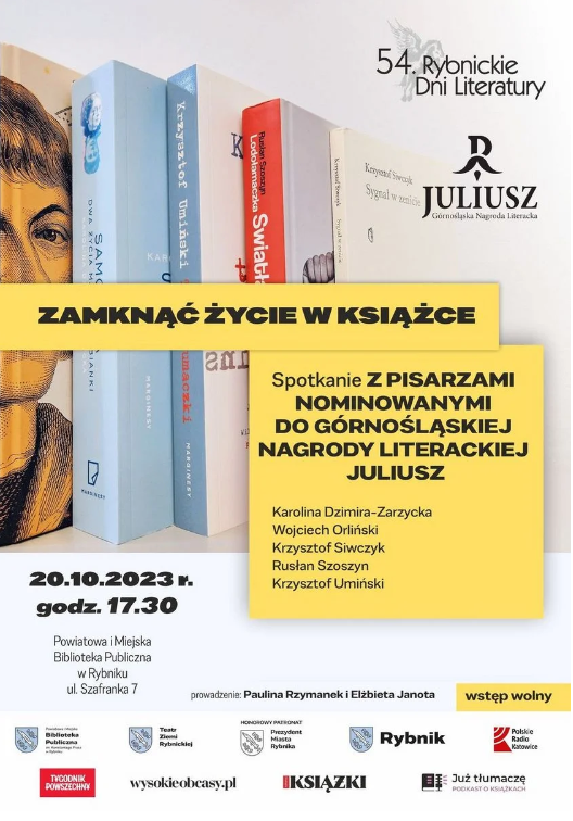 Dla kogo nagroda "Juliusz" w Rybniku? Sprawdź wyróżnione biografie