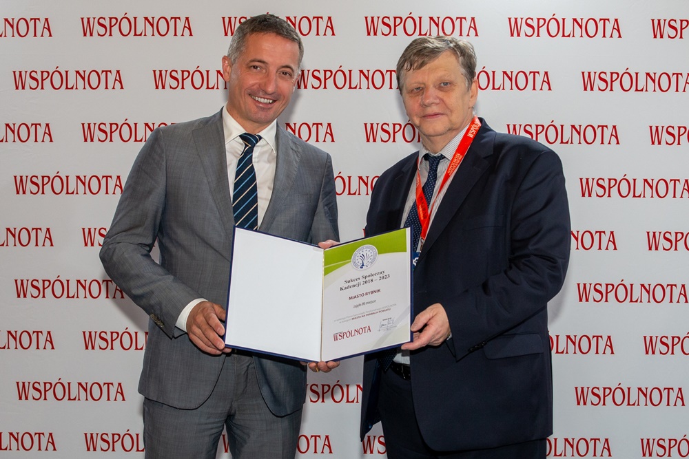 "Sukces Społeczny Kadencji". Rybnik z 4. miejscem!