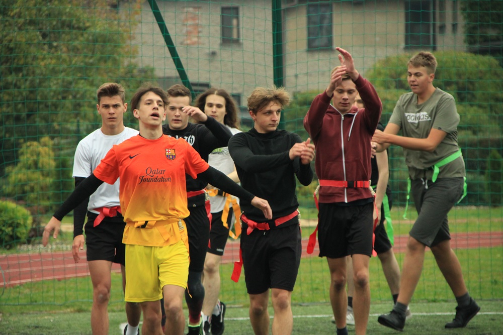Futbol flagowy w Tyglu z Zespołem Szkół Technicznych w Rybniku