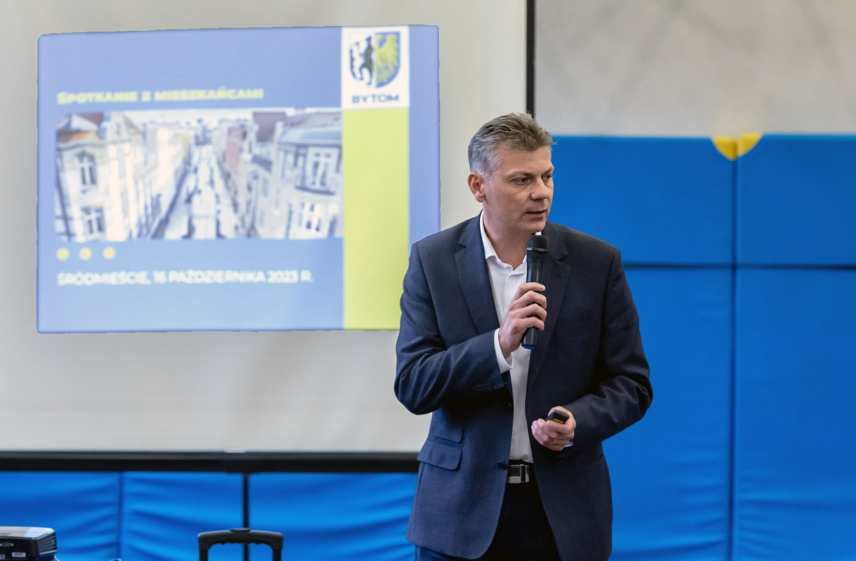 Prezydent Bytomia spotkał się z mieszkańcami Śródmieścia