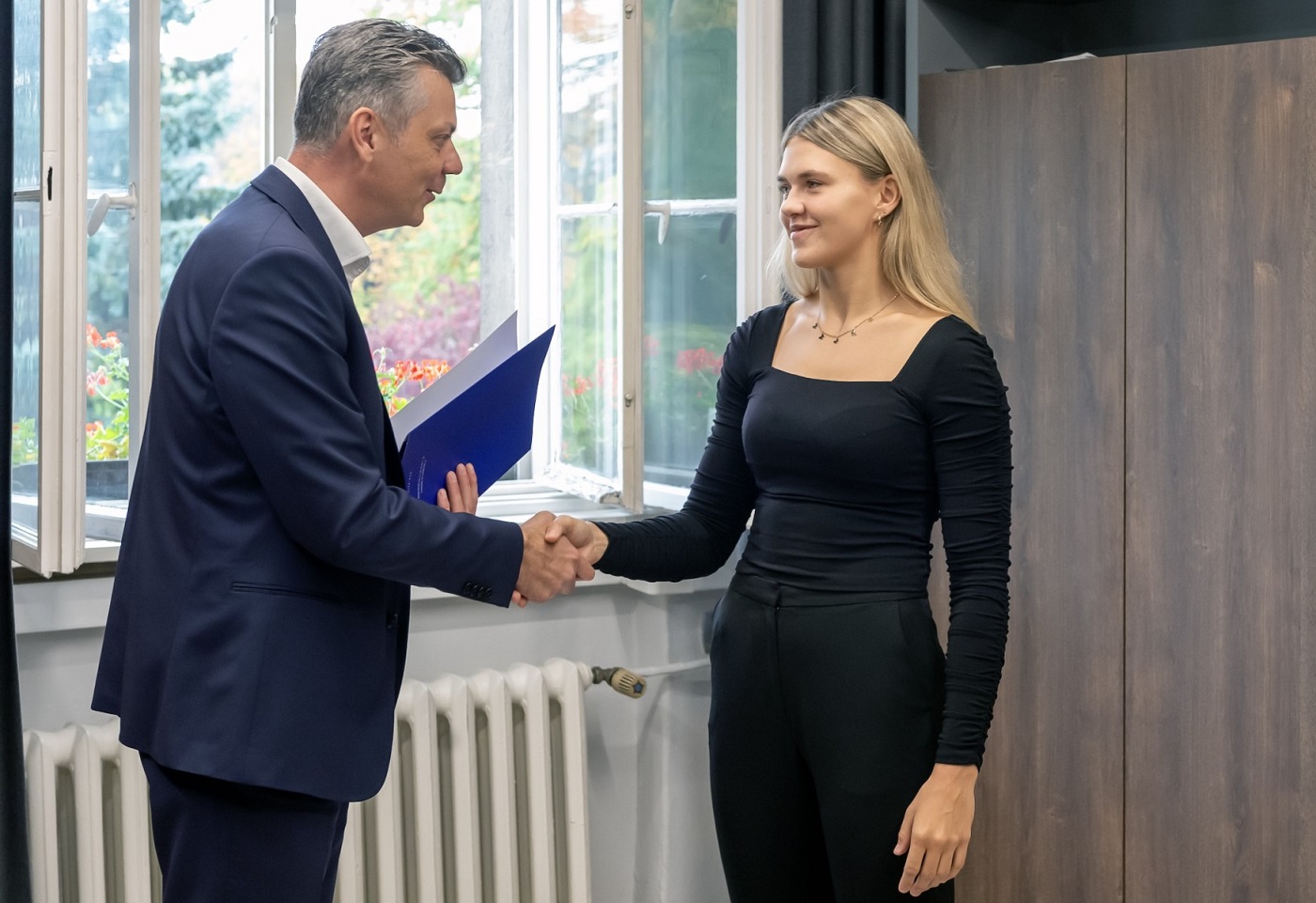 Brązowa medalistka mistrzostw świata z wizytą u prezydenta Bytomia