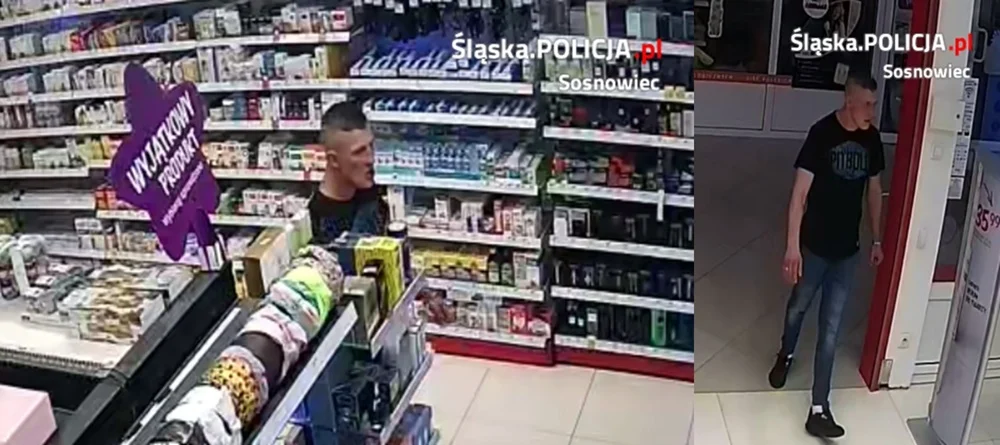 Kradzież perfum w Sosnowcu. Poznajesz tego mężczyznę?