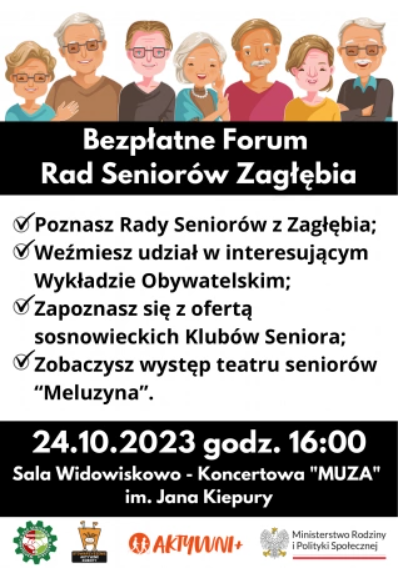 Stowarzyszenie Aktywne Kobiety zaprasza na I Forum Rad Seniorów Zagłębia