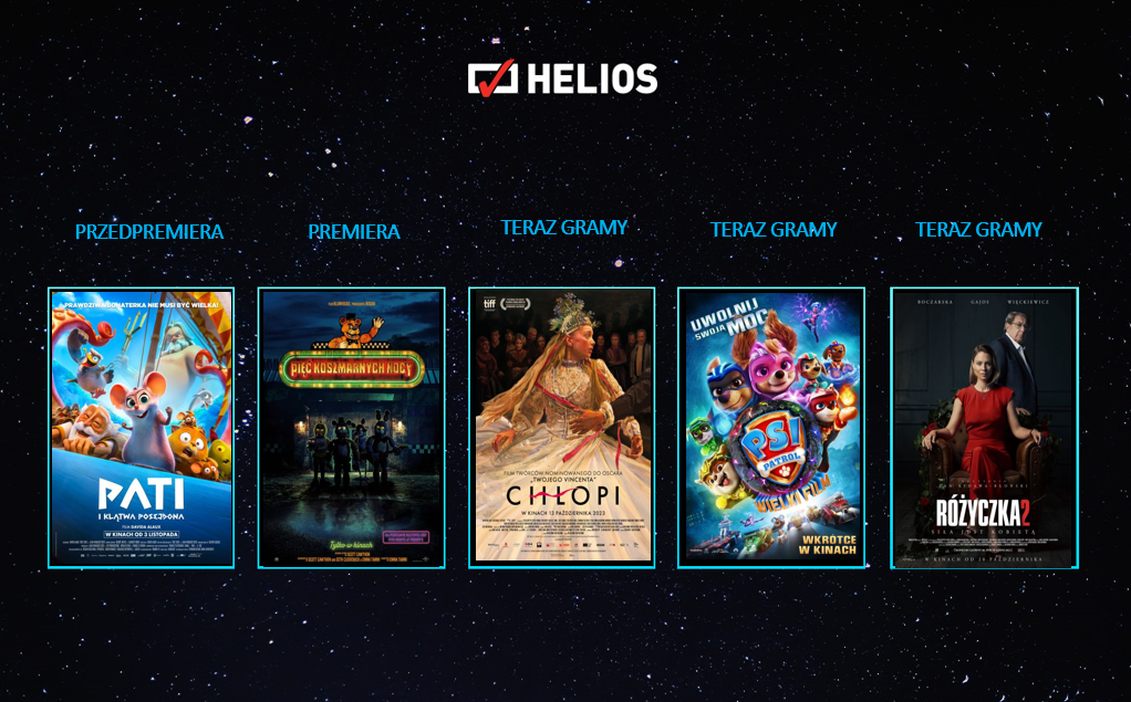Jesienne nowości w kinach Helios!