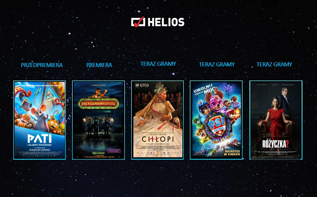 Jesienne nowości w kinach Helios
