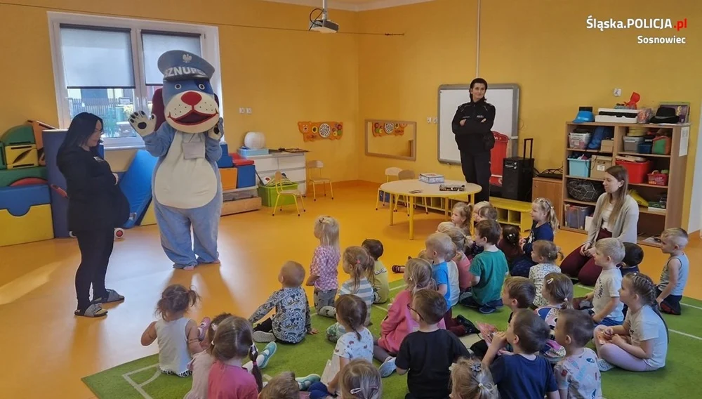 Policjanci z sosnowieckiej "dwójki" prowadzili zajęcia z bezpieczeństwa