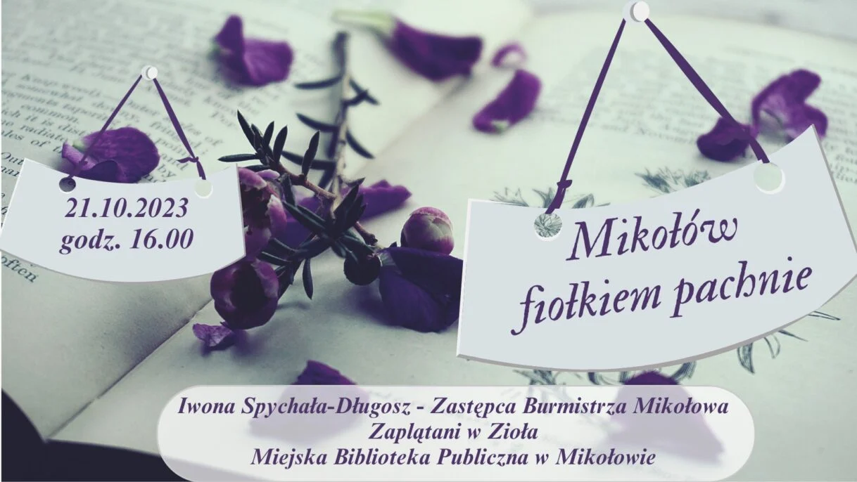 "Mikołów fiołkiem pachnie", czyli spotkanie w Miejskiej Bibliotece