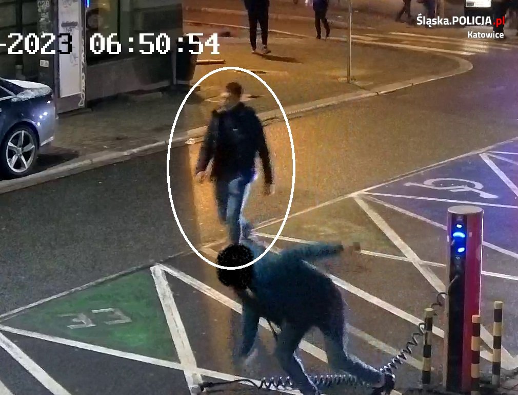 Pobicie przy ul. Wojewódzkiej w Katowicach. Poznajesz tego mężczyznę?