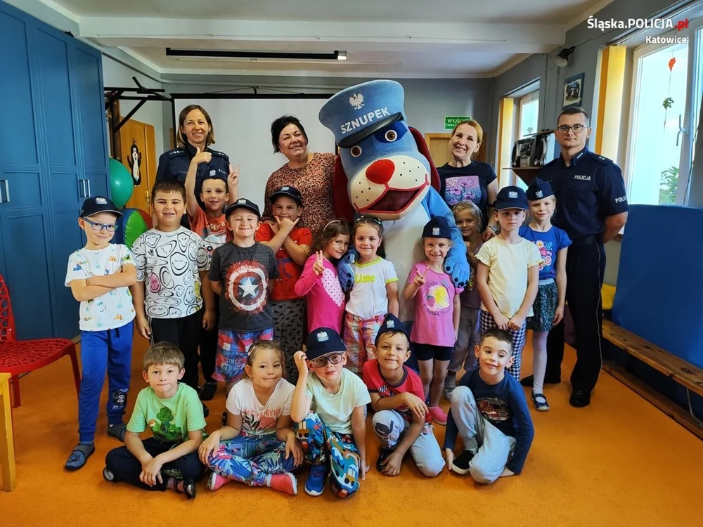 Katowiccy policjanci odwiedzili miejskie przedszkole!