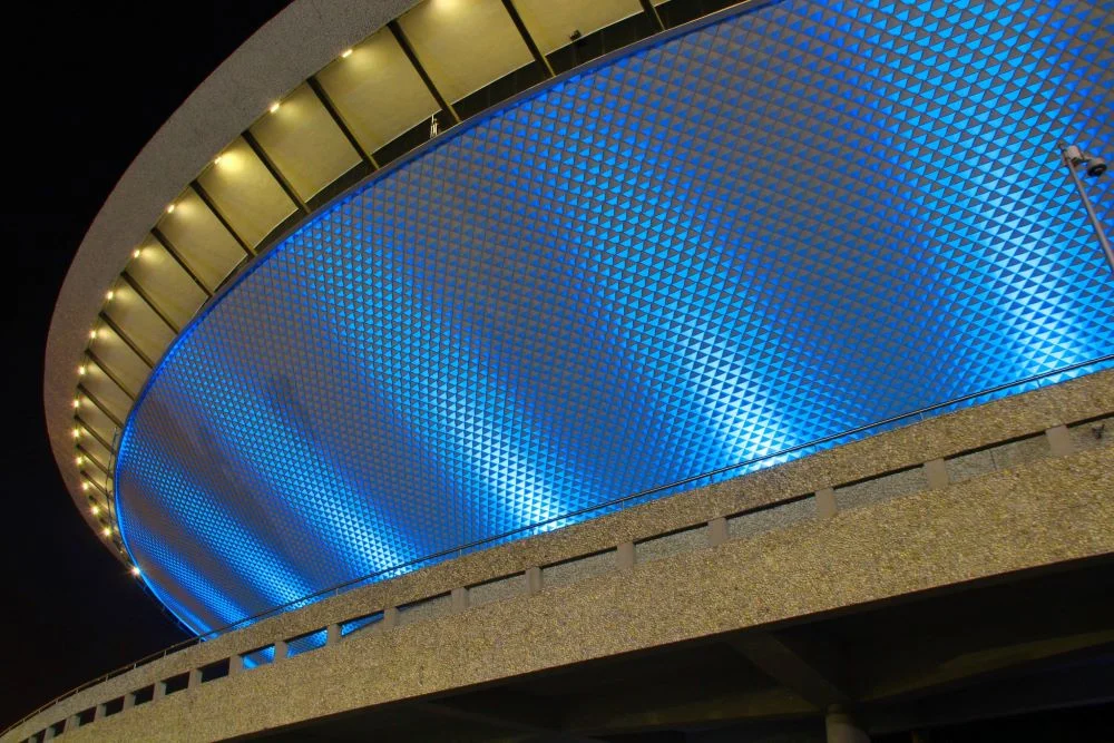 Katowice solidarne z Izraelem. "Spodek" zaświecił się na niebiesko