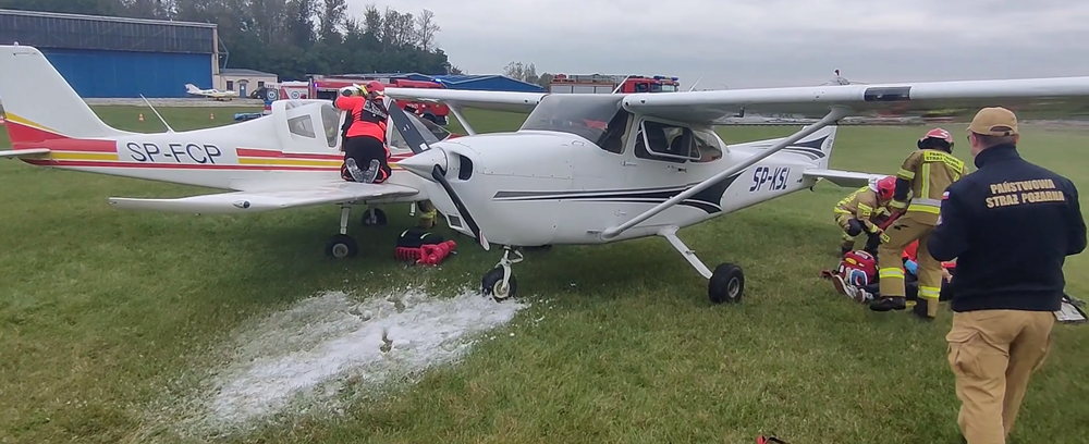 "Lotnisko 23"- wspólne ćwiczenia katowickich służb