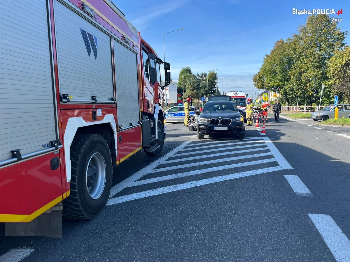 Kolejny wypadek w Żorach. 31-letni motocyklista trafił do szpitala
