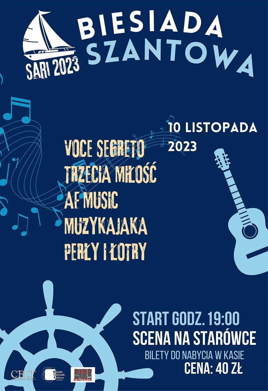 Przed nami festiwal SARI, czyli koncert piosenki żeglarskiej i wspólna biesiada szantowa!